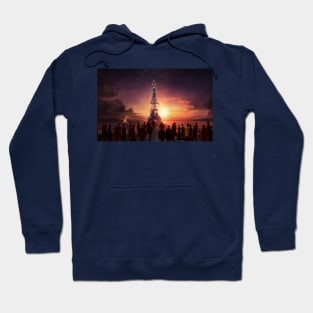 Shuttle off of Earth Hoodie